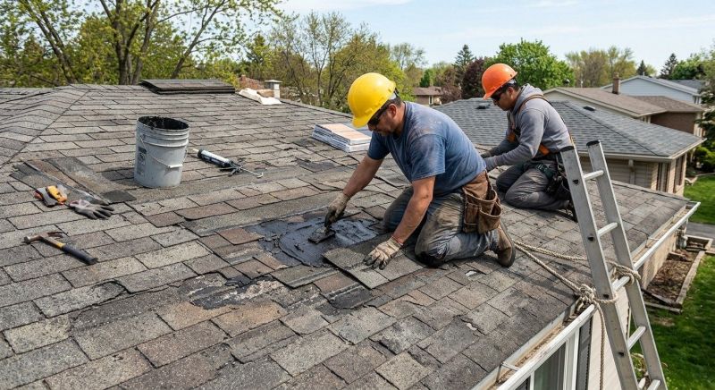 Asphalt Roof Repair in Wheat Ridge, CO