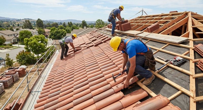 Barrel Tile Roof Installation in Broomfield, CO