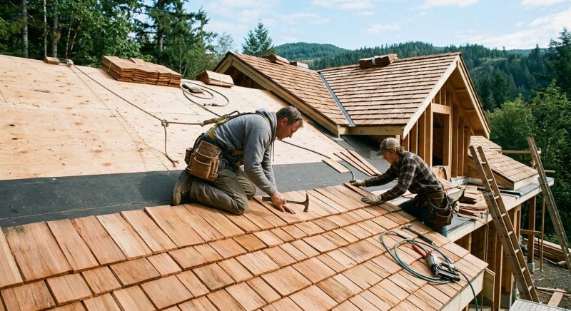 Cedar Roof Installation in Aurora, CO