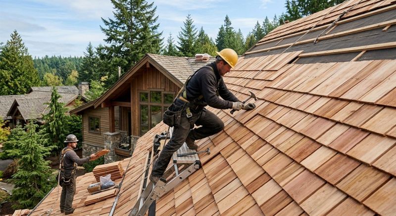 Cedar Roof Installation in Aurora, CO