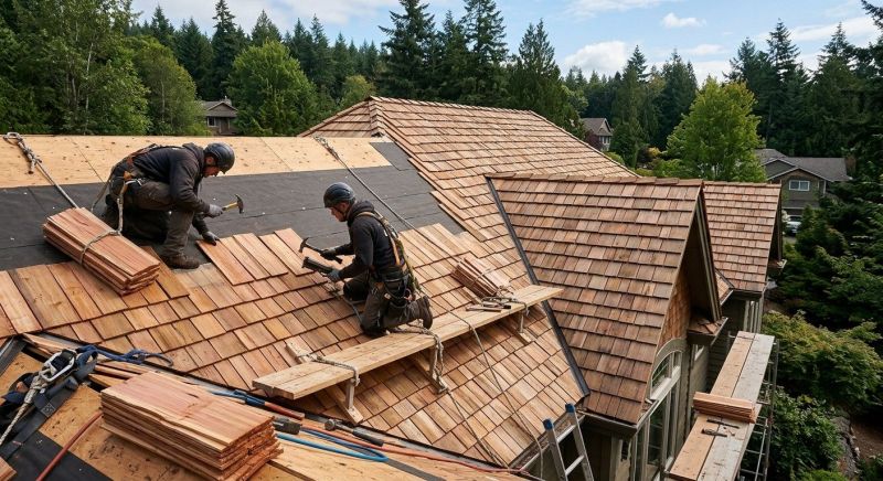 Cedar Shake Roof Construction in Boulder, CO