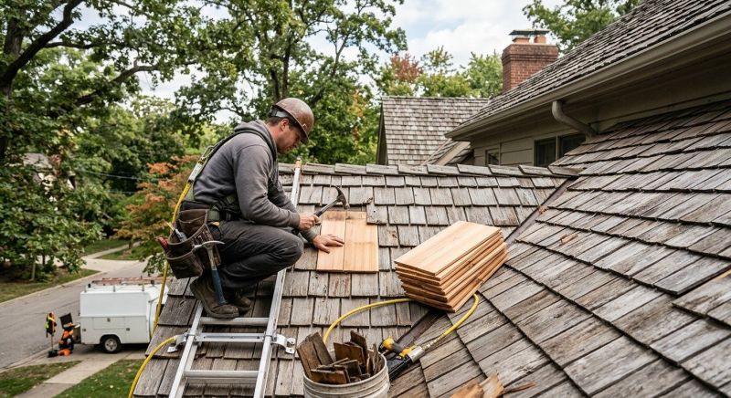 Cedar Shake Roof Repair in Jefferson County, CO