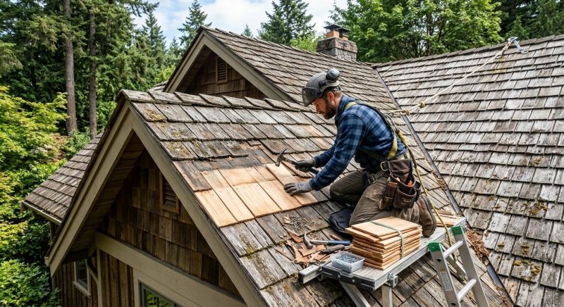 Cedar Shingles Repair in Arvada, CO