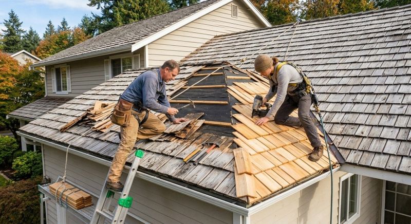 Cedar Shingles Repair in Brighton, CO