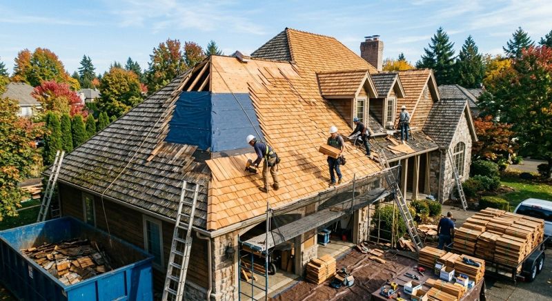 Cedar Shingles Replacement in Englewood, CO
