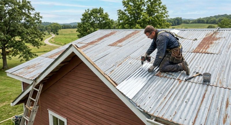 Corrugated Roof Repair in Dacono, CO
