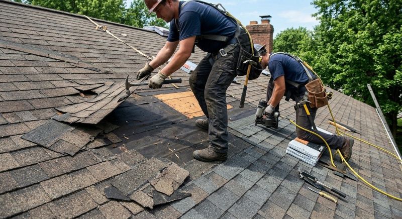 Damaged Roof Repair in Broomfield, CO