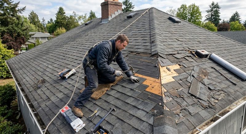 Damaged Roof Repair in Broomfield, CO