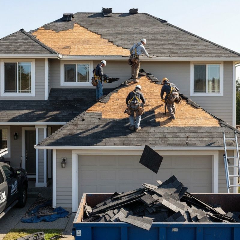 Damaged Roof Replacement in Arvada, CO