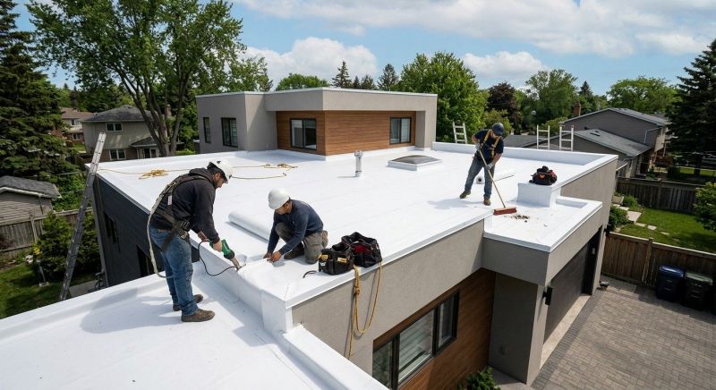 Flat Roof Installation in Boulder County, CO
