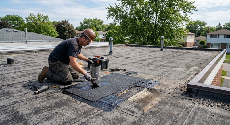 Flat Roof Leak Repair in Broomfield, CO