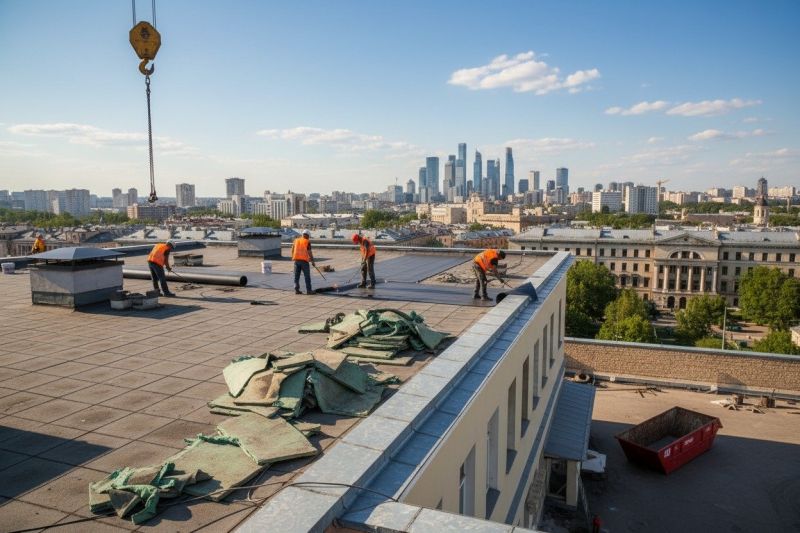 Flat Roof Replacement in Arapahoe County, CO