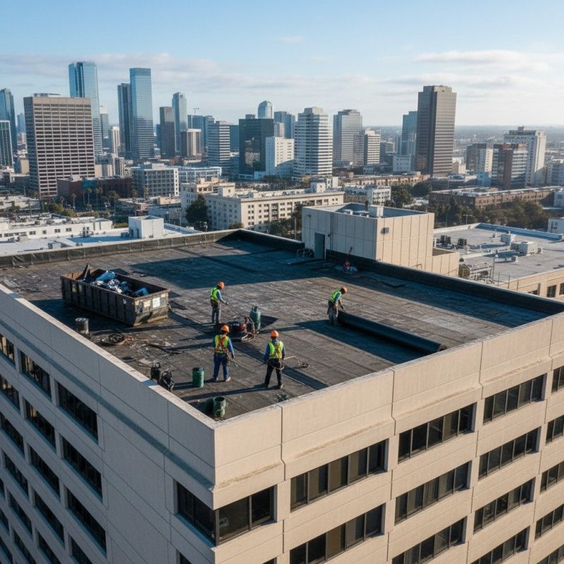 Flat Roof Replacement in Denver County, CO