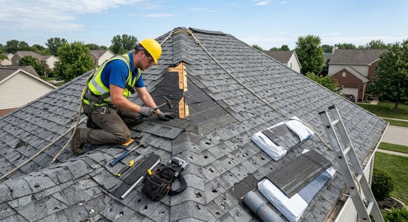 Hail Damage Roof Repair in Arvada, CO