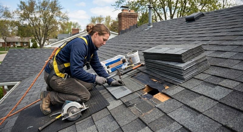 Hip Roof Shingle Replacement in Broomfield, CO
