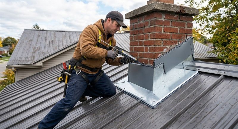 Metal Roof Flashing Repair in Broomfield, CO