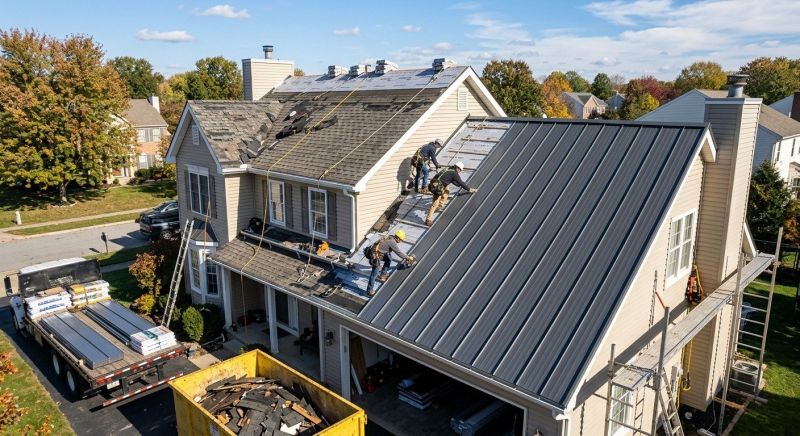 Metal Roof Replacement in Broomfield, CO