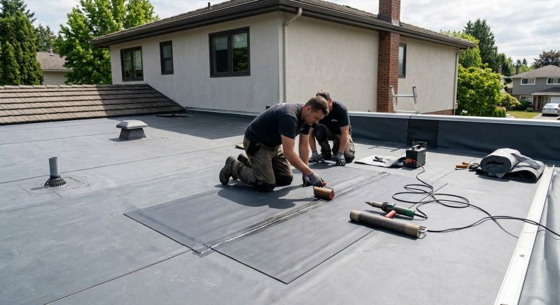 Rubber Roof Repair in Erie, CO