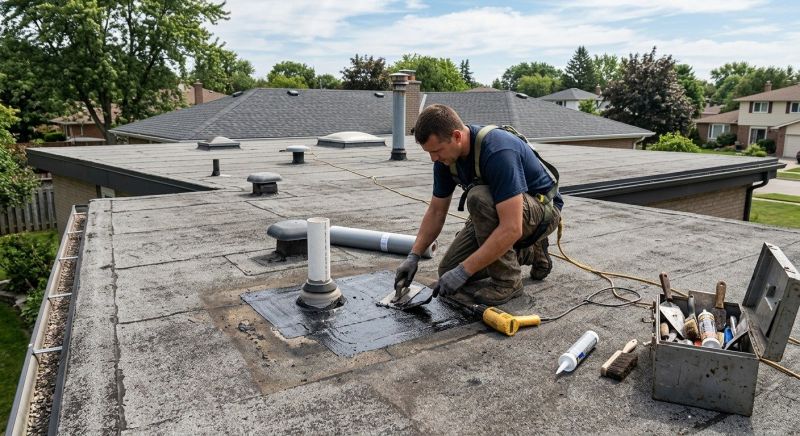 Rubber Roof Repair in Lyons, CO