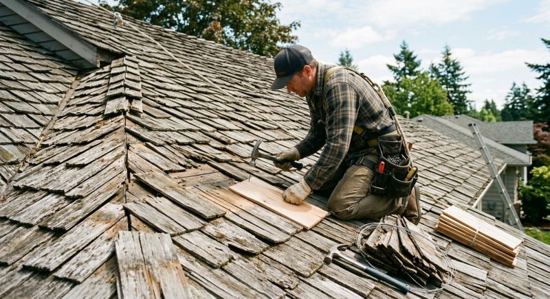 Shake Shingle Repair in Firestone, CO