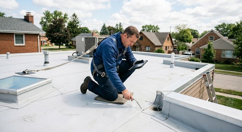 Single Ply Roof Inspection in Broomfield, CO