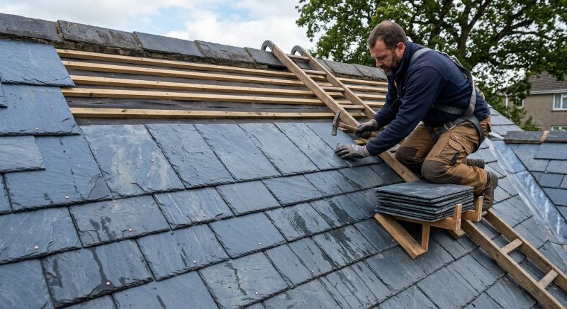 Slate Roof Construction in Brighton, CO