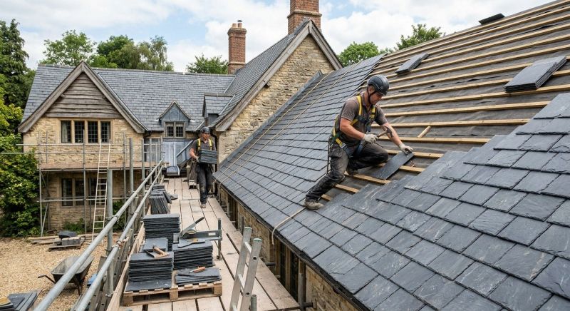 Slate Roof Installation in Denver County, CO