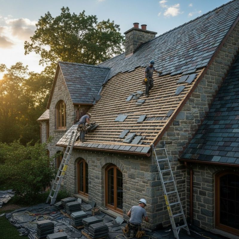 Slate Roof Replacement in Fort Lupton, CO