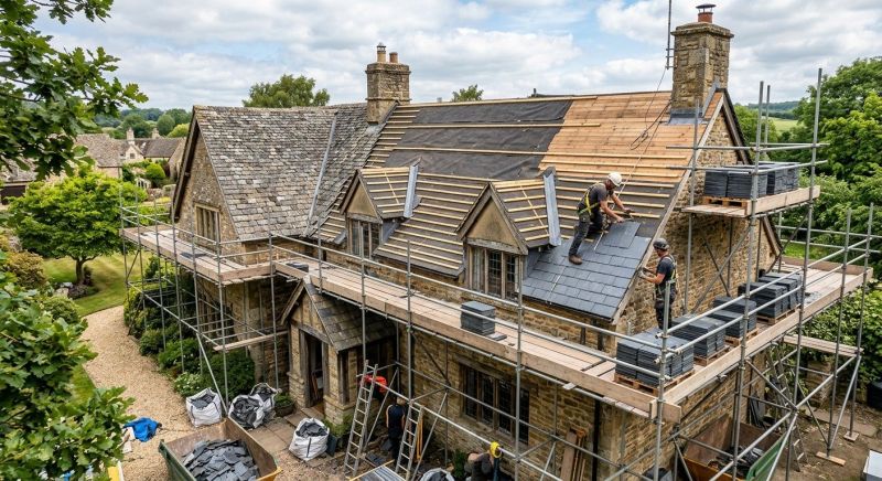 Slate Roof Replacement in Broomfield, CO