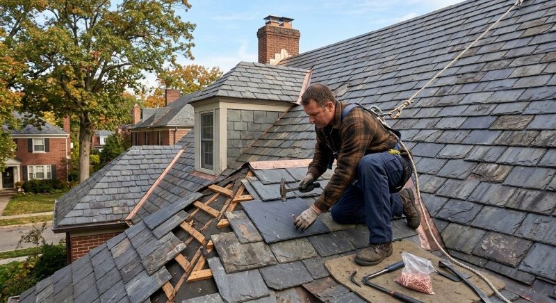 Slate Shingles Repair in Broomfield, CO