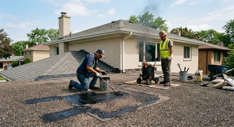 Tar And Gravel Roof Repair in Arapahoe County, CO