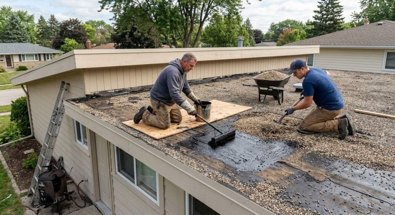 Tar And Gravel Roof Repair in Indian Hills, CO