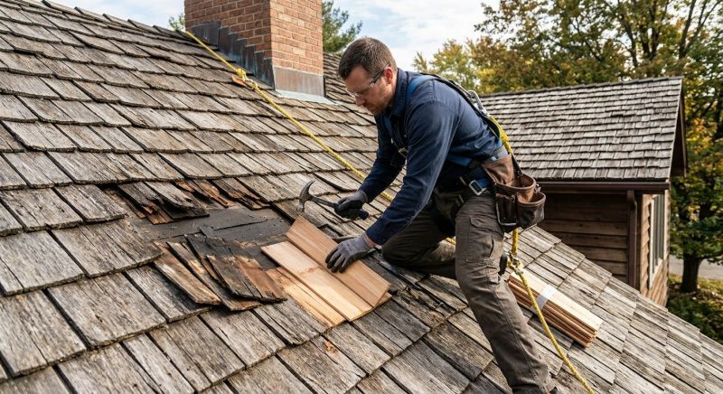Wood Shake Roof Repair in Jefferson County, CO