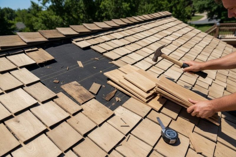 Wood Shake Roof Repair in Longmont, CO