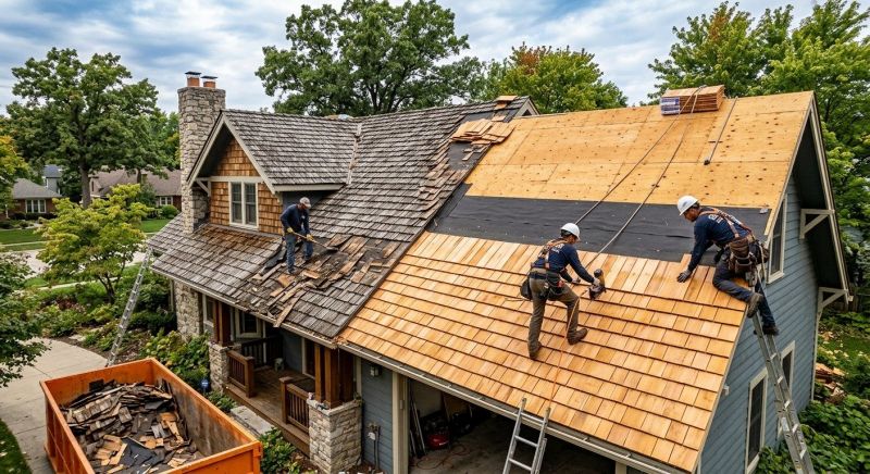 Wood Shake Roof Replacement in Broomfield, CO