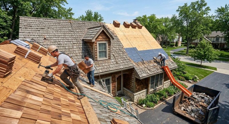 Wood Shake Roof Replacement in Broomfield, CO