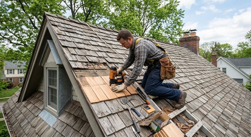 Wood Shingles Repair in Jefferson County, CO